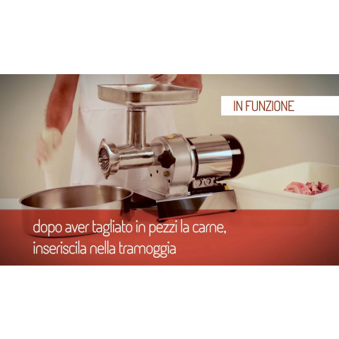 TRE SPADE TC-32 Inox 2HP mlin za meso čak do 320 kg/sat