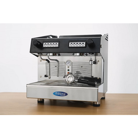 MAXIMA Espresso aparat za espresso kavu - s 2 grupe - kompaktni - 360 šalica/sat
