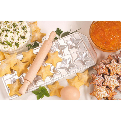 IMPERIA Ravioli stelline kalup za raviole s valjkom - 10 podjela