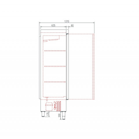 CORECO ASC-751 hladnjak za suho odležavanje mesa od 505 litara