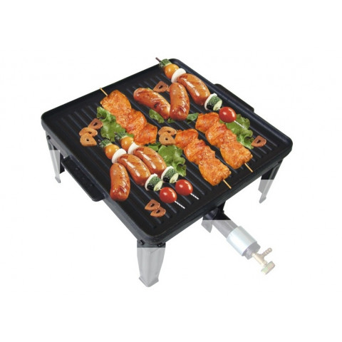Roštilj ploča od lijevanog željeza s premazom Powerfire teflona - 40x40cm