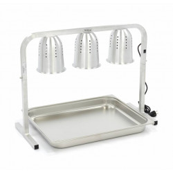 MAXIMA Grijalo hrane s tri lampe