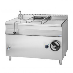 GASZTROMETÁL električna nagibna tava s inox dnom - 120 litara