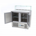 MAXIMA TABLE GLASS 2 pizza pult s 2 vrata