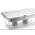 GAMMO chafing posuda za jednokratnu uporabu 2x GN 1/2 - set od 6 kom